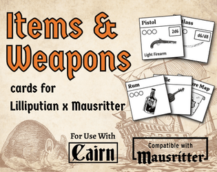 Item Cards for Lilliputian x Mauritter