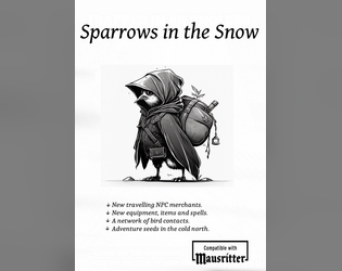 Sparrows in the Snow