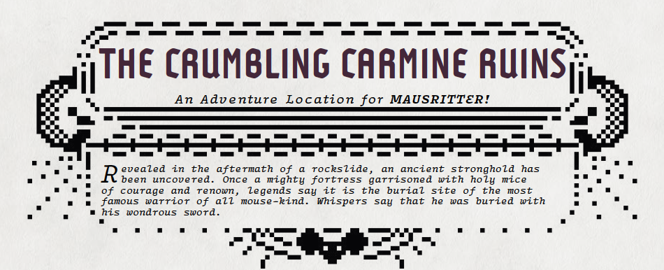 Crumbling Carmine Ruins