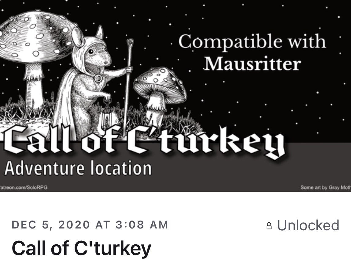Call of C’turkey