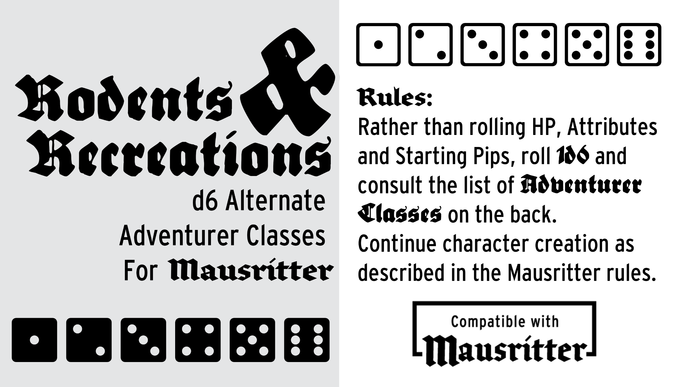 Rodents & Recreation