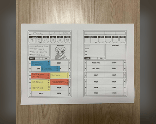 Mausritter Homebrew: Character Sheet and Rules