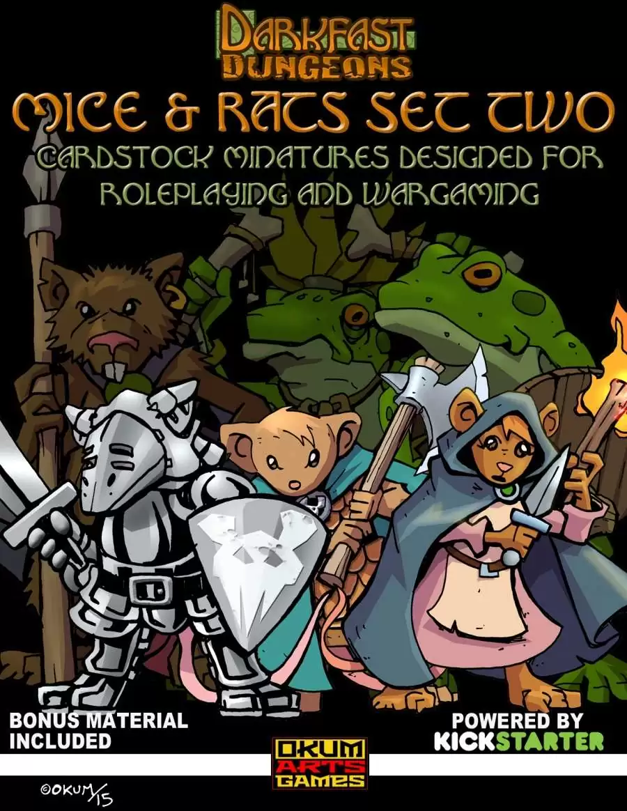Darkfast Dungeons: Mice & Rats Set Two