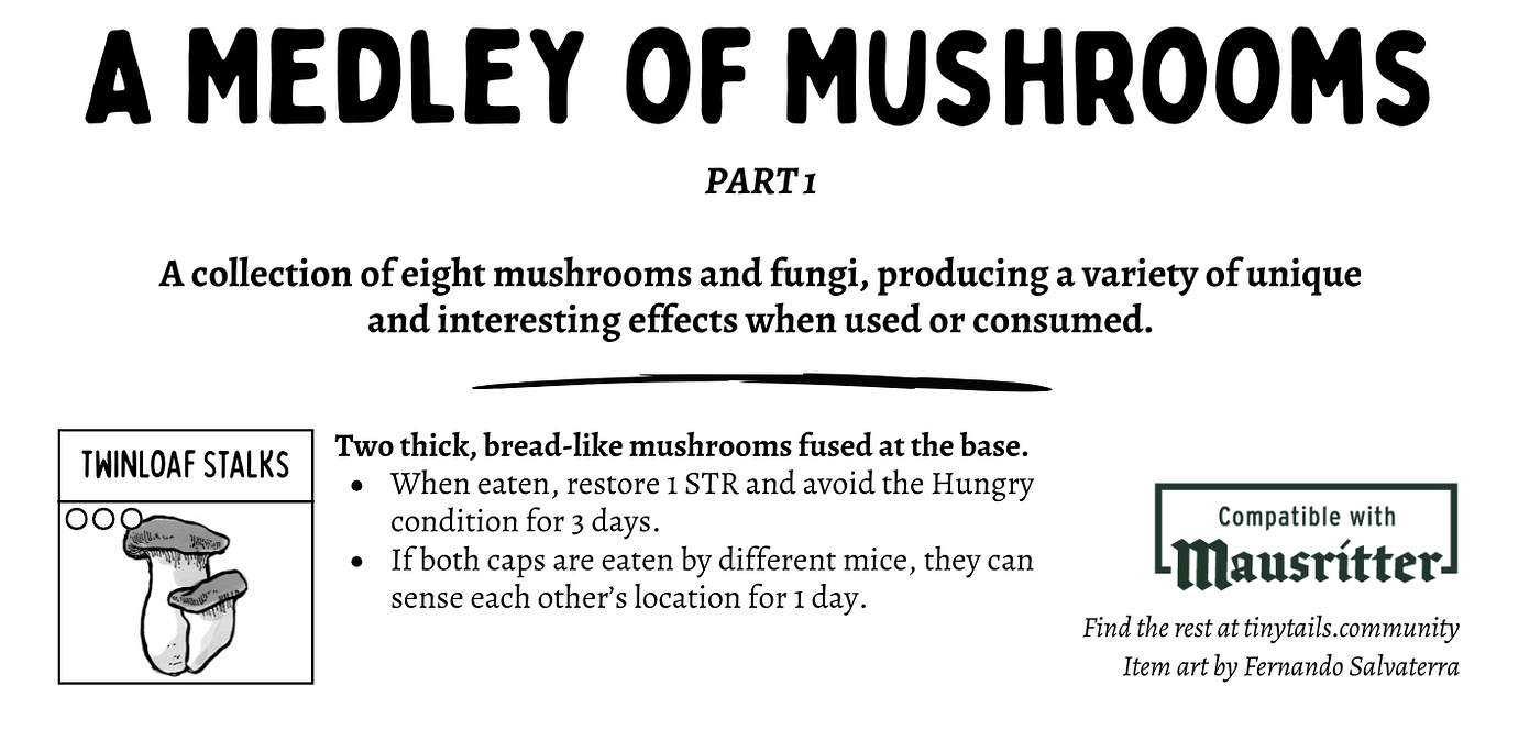 A Medley of Mushrooms (Part 1)
